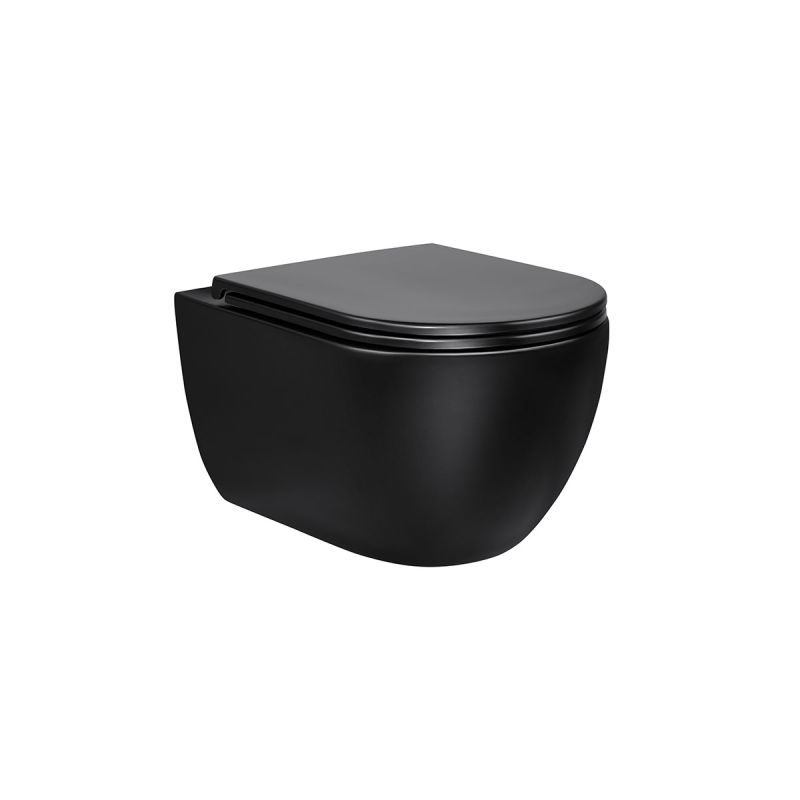 Унитаз Vincea Evo VT1-34MB подвесной с сиденьем Микролифт