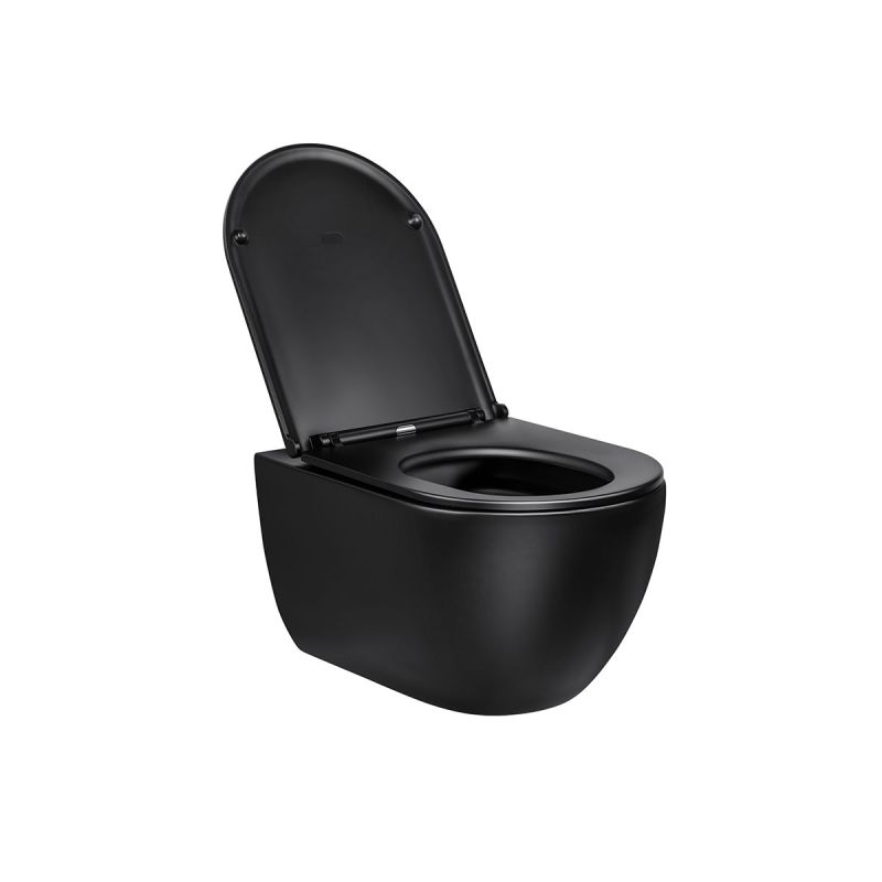 Унитаз Vincea Evo VT1-34MB подвесной с сиденьем Микролифт