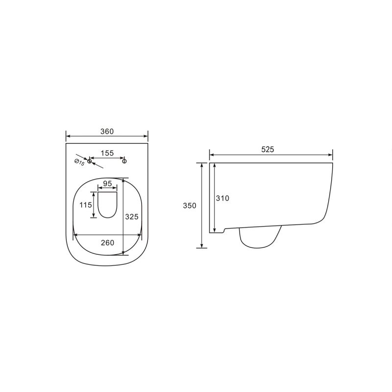 нитаз Vincea Form VT1-35 подвесной с сиденьем Микролифт