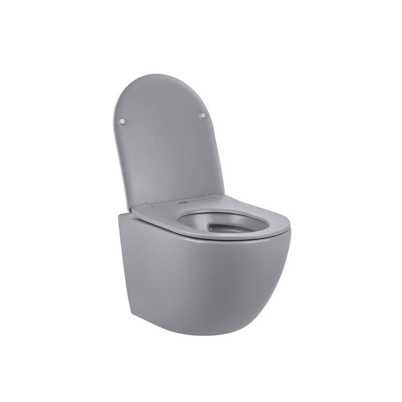 Унитаз Vincea Globo VT1-14SMG подвесной Серый матовый с сиденьем Микролифт