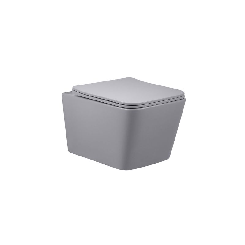 Унитаз Vincea Q-Line VT1-12MG подвесной Серый матовый с сиденьем Микролифт