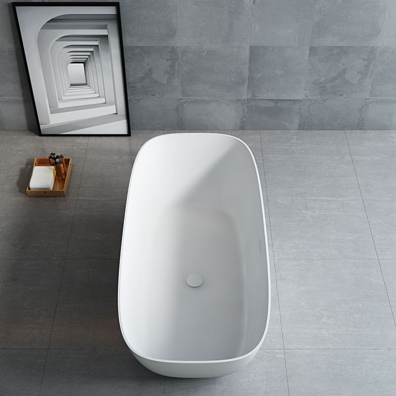 Ванна из искусственного камня Vincea 170x75 VBT-6S02MW Белая матовая