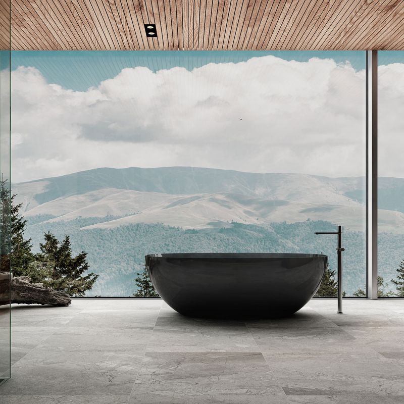 Ванна из полиэфирной смолы Vincea 170х75 VBT-6T01B Черная