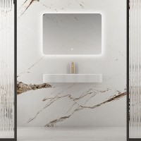 Зеркало Vincea 100 х 80 см, LED c сенсорным выключателем, диммером, VLM-3BE100