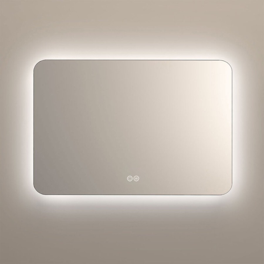 Зеркало Vincea 120 х 80 см, LED c сенсорным выключателем, диммером и функцией антизапотевания, VLM-3BE120-2