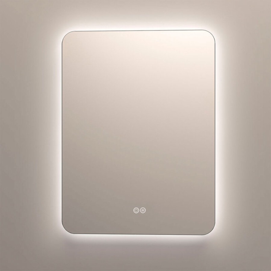 Зеркало Vincea 60х80см, LED c сенсорным выключателем, диммером и функцией антизапотевания, VLM-3BE600-2