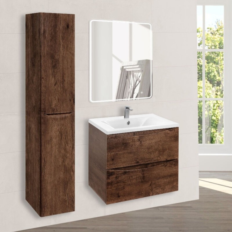 Тумба под раковину Vincea Mia VMC-2MA600RW, 60 см, подвесная, цвет r.wood