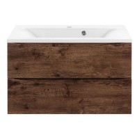 Тумба под раковину Vincea Mia 80 см, подвесная, дерево, VMC-2MA800RW
