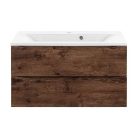 Тумба под раковину Vincea Mia 90 см, подвесная, дерево, VMC-2MA900RW
