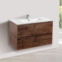 Тумба под раковину Vincea Mia 80 см, подвесная, дерево, VMC-2MC800RW