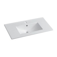 Тумба под раковину Vincea Mia Slim 80 см, подвесная, дерево, VMC-2MC800S1RW