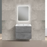 Тумба под раковину Vincea Vico VMC-2V600BT 60 см, подвесная, серый