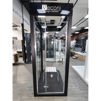 Душевая дверь Veconi Vianno VN73, 80 x 195 см, профиль хром, стекло прозрачное