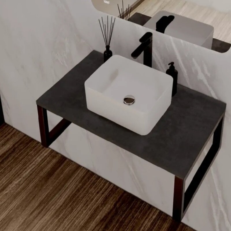 Столешница Viant Neo VNEO60BETL-STMDF, 60 см, цвет бетон лофт