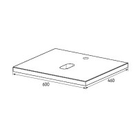 Столешница Viant Neo VNEO60ON-STMDF, 60 см, цвет орех натуральный