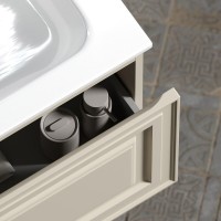 Тумба под раковину Sancos Very 100 см, подвесная, цвет Beige Soft, VR100CE