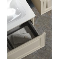 Тумба под раковину Sancos Very 100 см, подвесная, левая, цвет Beige Soft, VR100LCE