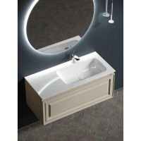 Тумба под раковину Sancos Very 100 см, подвесная, правая, цвет Beige Soft, VR100RCE
