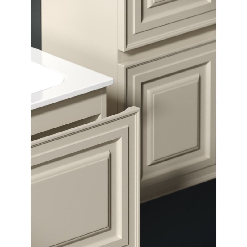 Тумба под раковину Sancos Very 100 см, подвесная, правая, цвет Beige Soft, VR100RCE