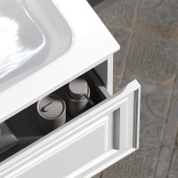 Тумба под раковину Sancos Very 100 см, подвесная, цвет Bianco, VR100W