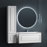 Тумба под раковину Sancos Very 100 см, подвесная, цвет Bianco, VR100W