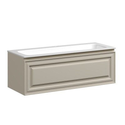 Тумба под раковину Sancos Very 120 см, подвесная, цвет Beige Soft, VR120CE