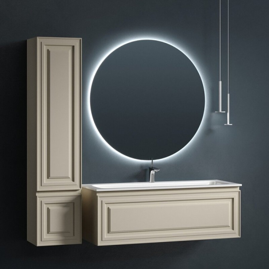Тумба под раковину Sancos Very 120 см, подвесная, цвет Beige Soft, VR120CE