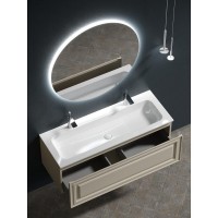 Тумба под раковину Sancos Very 120 см, подвесная, цвет Beige Soft, VR120CE