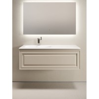 Тумба под раковину Sancos Very VR120LCE, 120 см, подвесная, Beige Soft, левая