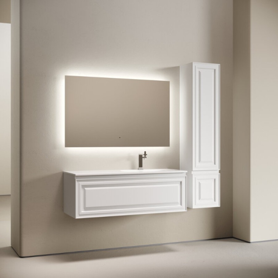 Тумба под раковину Sancos Very VR120LW, 120 см, подвесная, Bianco, левая