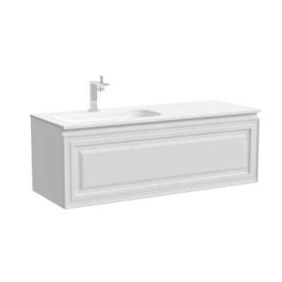 Тумба под раковину Sancos Very VR120LW, 120 см, подвесная, Bianco, левая