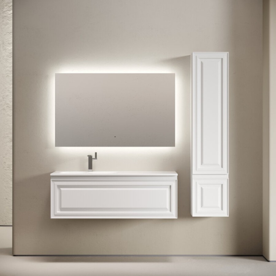Тумба под раковину Sancos Very VR120LW, 120 см, подвесная, Bianco, левая