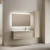 Тумба под раковину Sancos Very VR120RCE, 120 см, подвесная, Beige Soft, правая