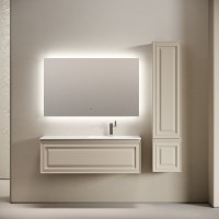 Тумба под раковину Sancos Very VR120RCE, 120 см, подвесная, Beige Soft, правая