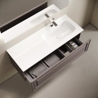 Тумба под раковину Sancos Very VR120RSM, 120 см, подвесная, Doha Soft, правая
