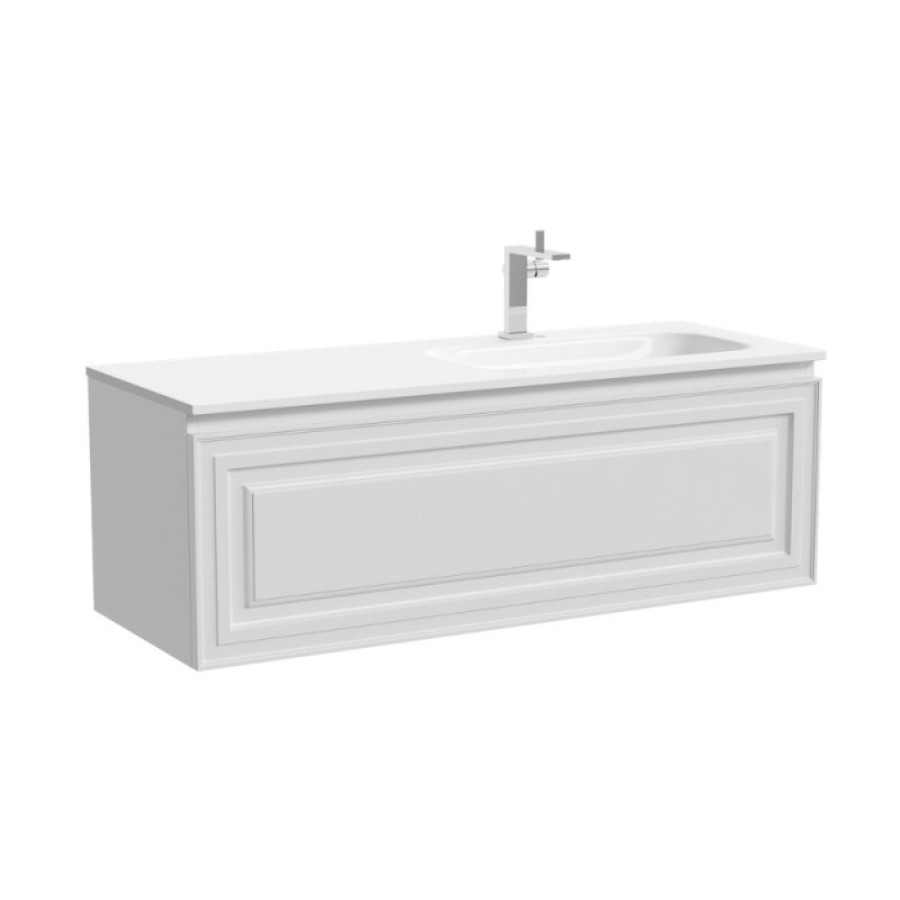 Тумба под раковину Sancos Very VR120RW, 120 см, подвесная, Bianco, правая