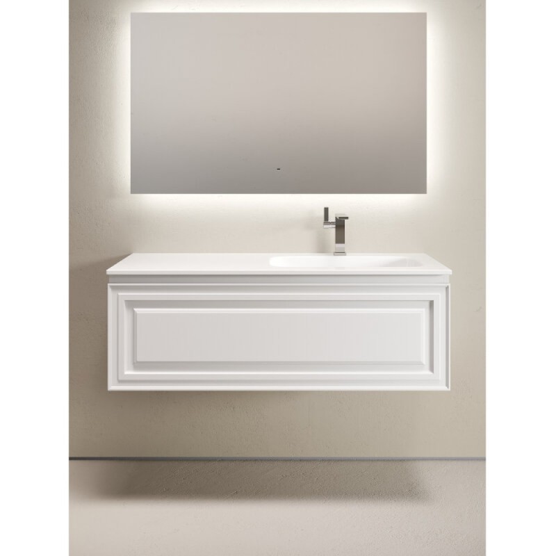 Тумба под раковину Sancos Very VR120RW, 120 см, подвесная, Bianco, правая