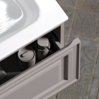 Тумба под раковину Sancos Very 120 см, подвесная, цвет Doha Soft, VR120SM