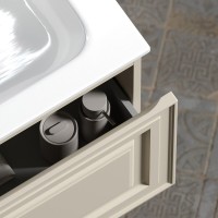 Тумба под раковину Sancos Very 60 см, подвесная, цвет Beige Soft, VR60CE
