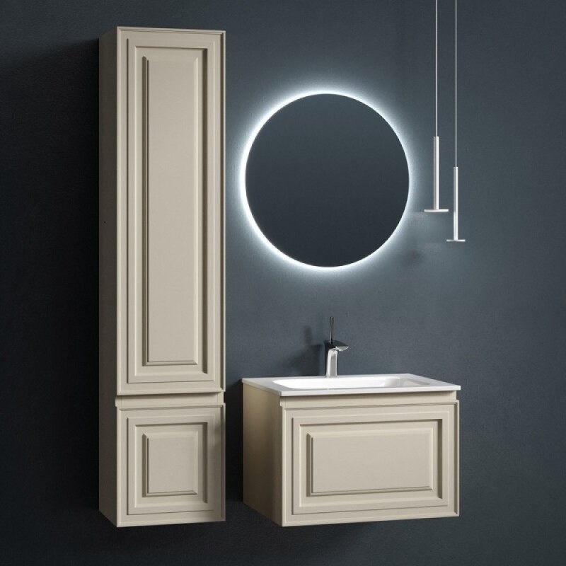 Тумба под раковину Sancos Very 60 см, подвесная, цвет Beige Soft, VR60CE