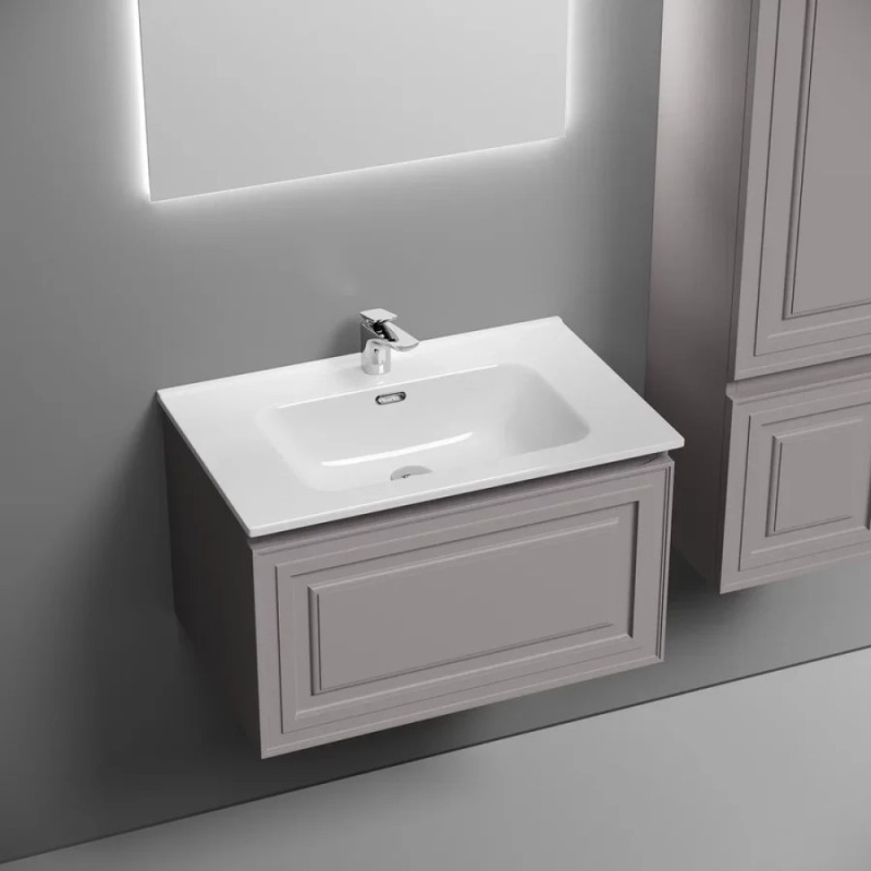 Тумба под раковину Sancos Very VR70SM, 70 см подвесная, Doha Soft