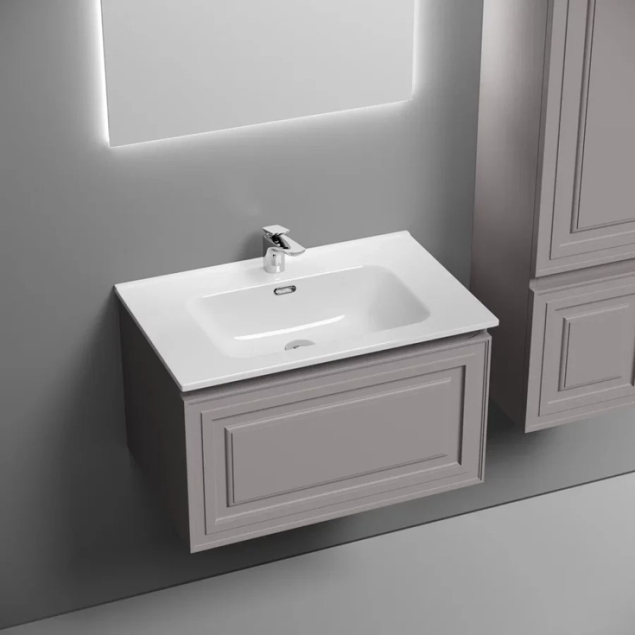 Тумба под раковину Sancos Very VR70SM, 70 см подвесная, Doha Soft