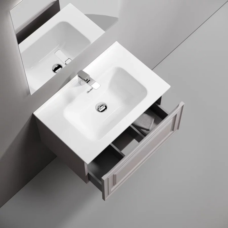 Тумба под раковину Sancos Very VR70SM, 70 см подвесная, Doha Soft