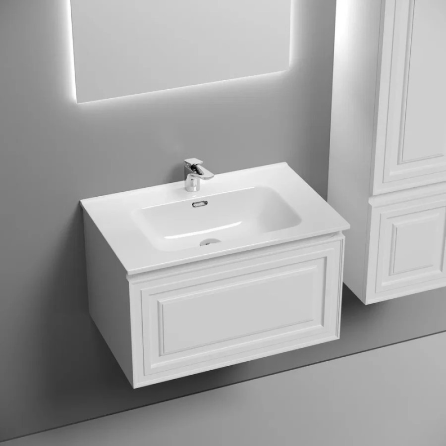 Тумба под раковину Sancos Very VR70W, 70 см подвесная, Bianco