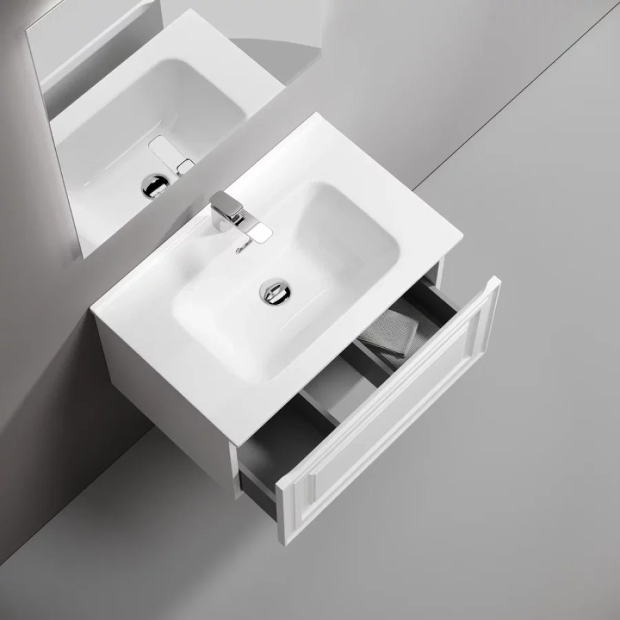 Тумба под раковину Sancos Very VR70W, 70 см подвесная, Bianco