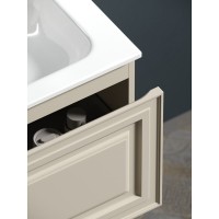 Тумба под раковину Sancos Very 80 см, подвесная, цвет Beige Soft, VR80CE