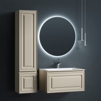 Тумба под раковину Sancos Very 80 см, подвесная, цвет Beige Soft, VR80CE