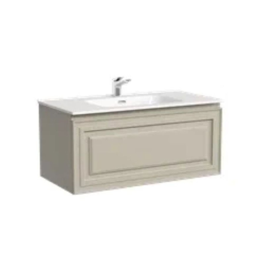 Тумба под раковину Sancos Very VR90CE, 90 см подвесная, Beige Soft
