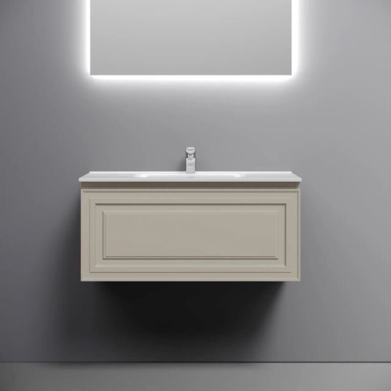 Тумба под раковину Sancos Very VR90CE, 90 см подвесная, Beige Soft