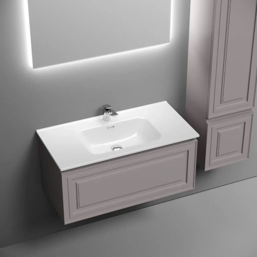 Тумба под раковину Sancos Very VR90SM, 90 см подвесная, Doha Soft